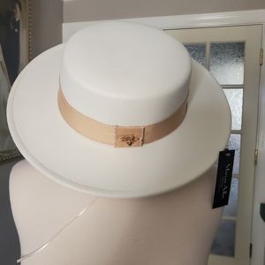 Marcos Adler Bee Embellished Band Hat Wool